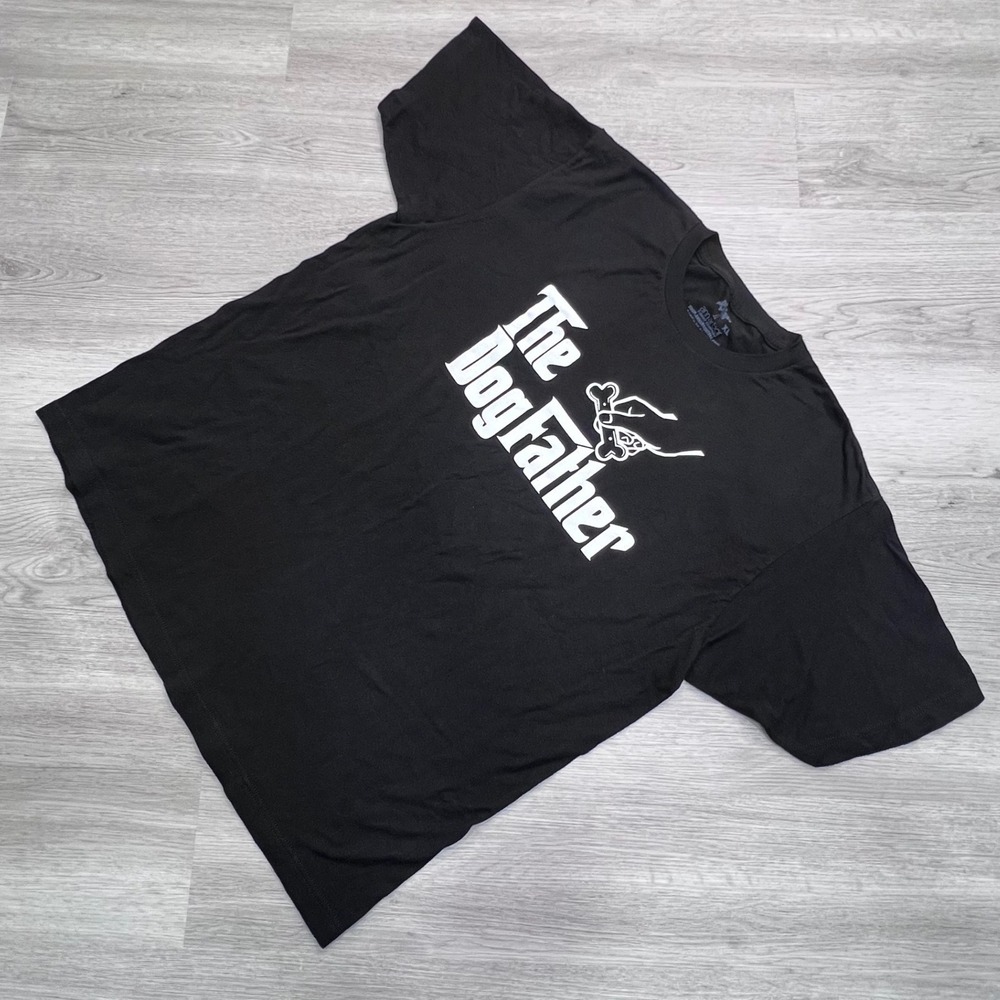 The DogFather Graphic Parody‎ Cotton T-Shirt Ann Arbor T-Shirt Co Mens XL Black
